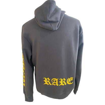 Large Be Original Rare Official y2k Style Gray Embroidered Hoodie