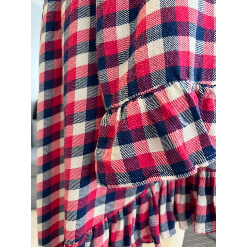 Large Jane And Delancey Checked Off Shoulder Blouse