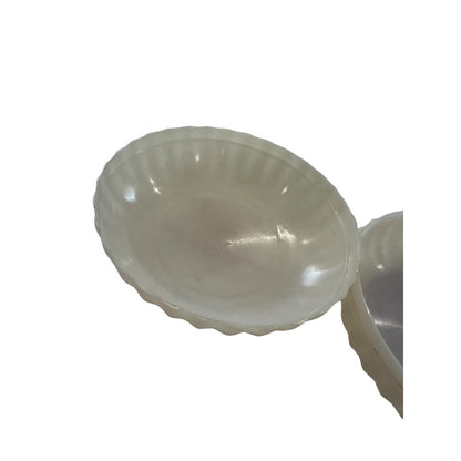 Vintage Floral Rose Lapin Round Flower Soap Dish Trinket Dish with Lid