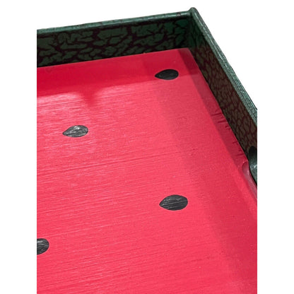 CWP Wayland NY. Hand Made Wooden Tray Watermelon Handpainted 16.5” X 12.25”