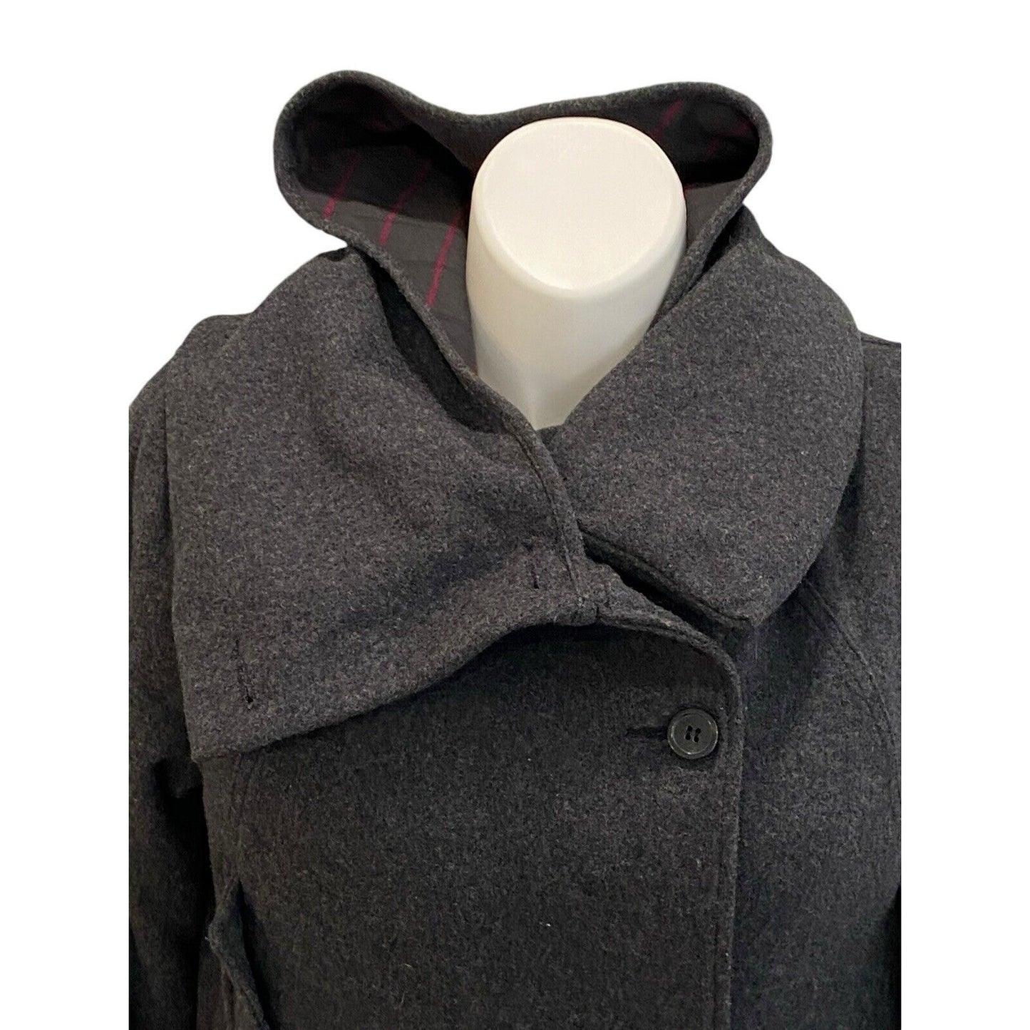 Size Large Burton DryRide Women WB Stevie Jacket Wool Grey Hood Classic