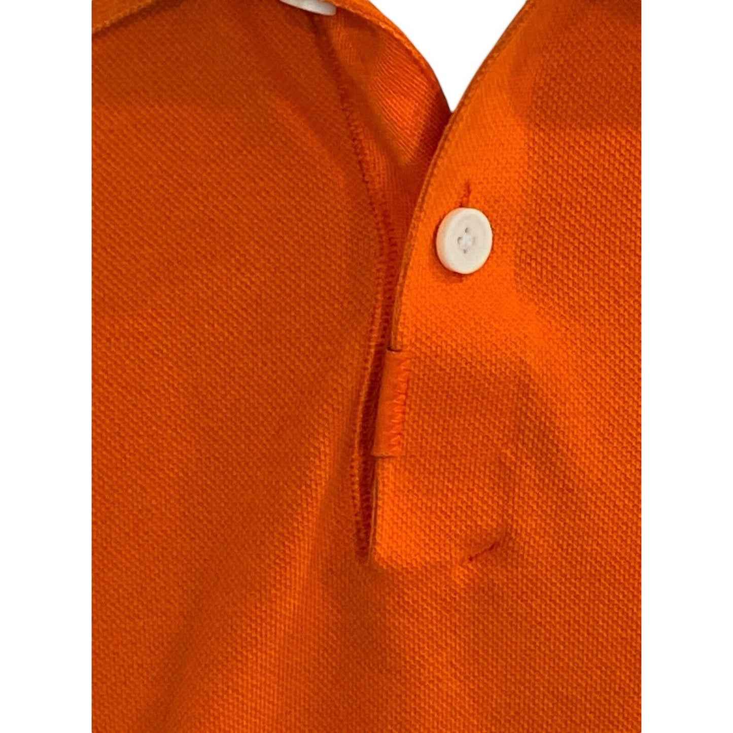 Size Medium Orange Men’s Nike Polo Shirt Short Sleeve Dri-fit