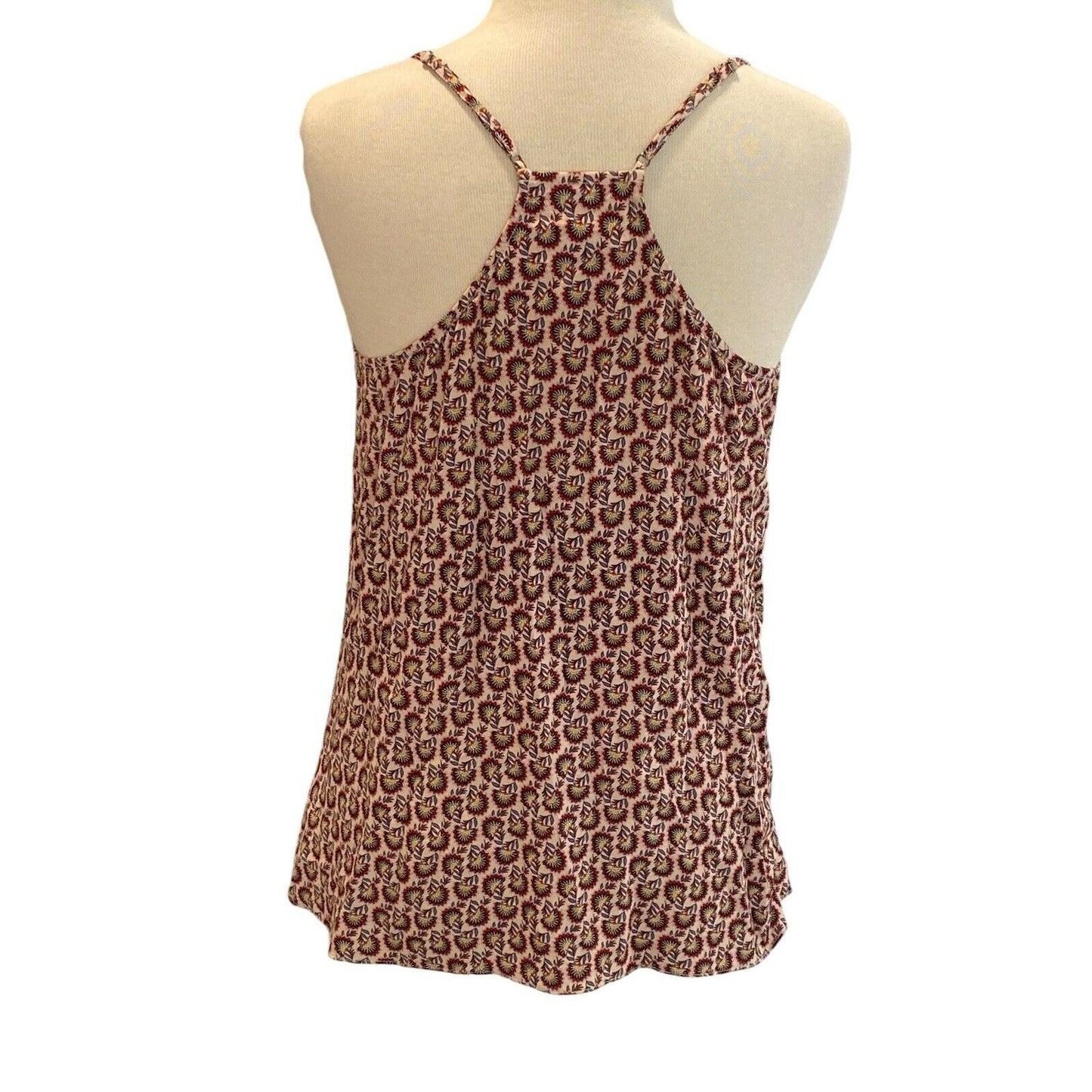 Size Small Cabi Boho Sleeveless Spaghetti Strap Blouse Top Shirt