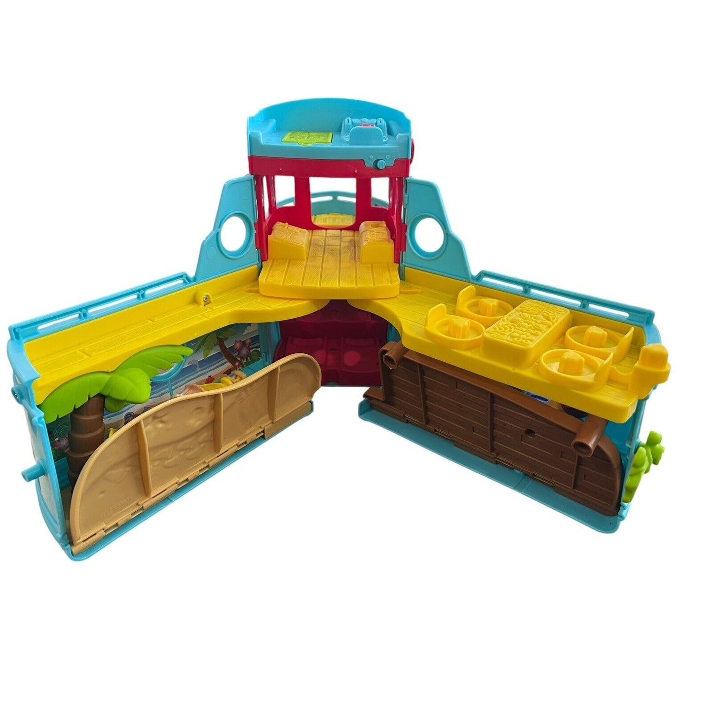 Fisher Price Little People Friendship Cruise Ship W/ Lights & Sound Tested Works