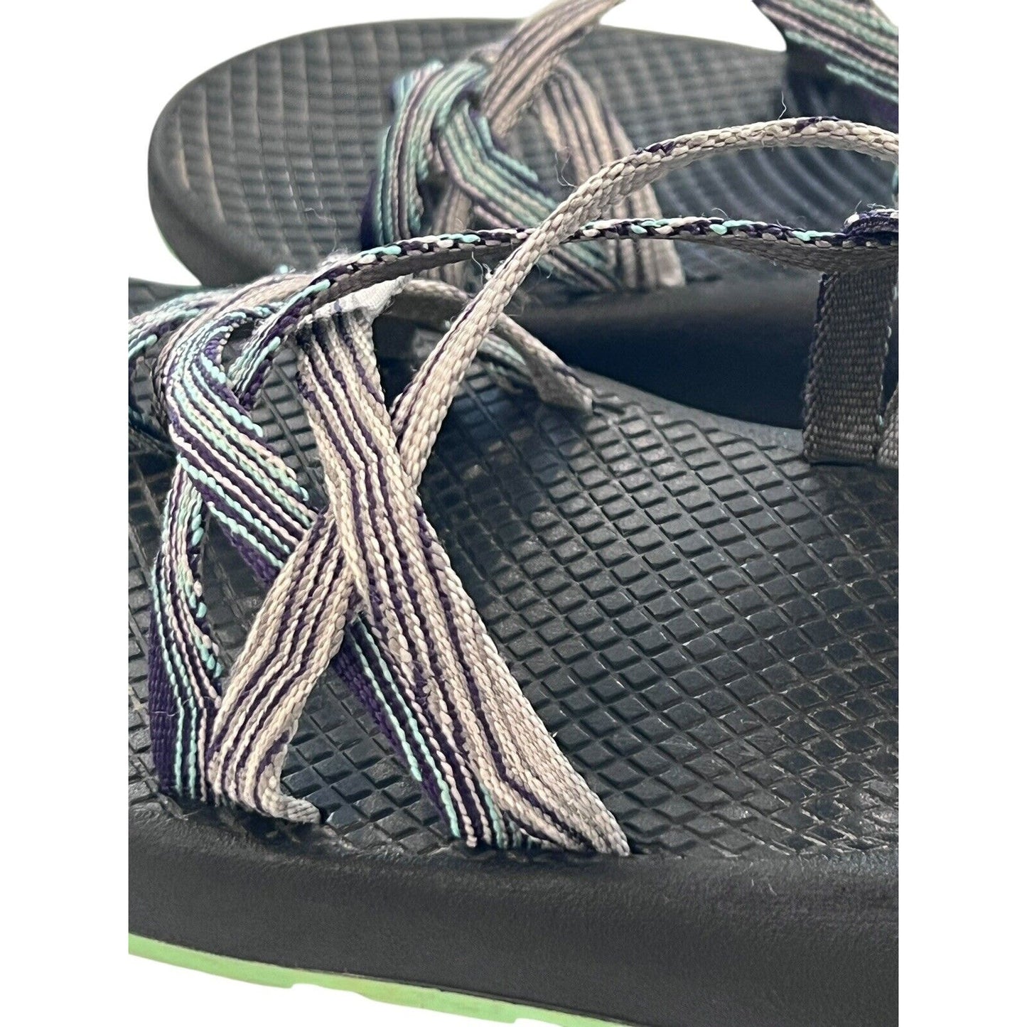 7M Chaco ZX2 Women’s Vibram Sole Blue Adjustable Straps Sandals Hiking Active