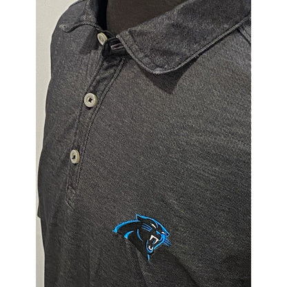 Size Large Tommy Bahama Football Polo Shirt Carolina Panthers
