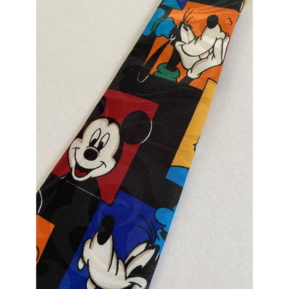 Mickey Unlimited By Balancine Inc 56x3.75 USA Necktie Pluto Mickey Daffy Donald