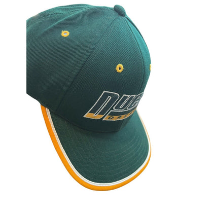 Vintage ProPlayer Oregon Ducks Hat Cap Green Gold Adjustable EUC Wool Blend