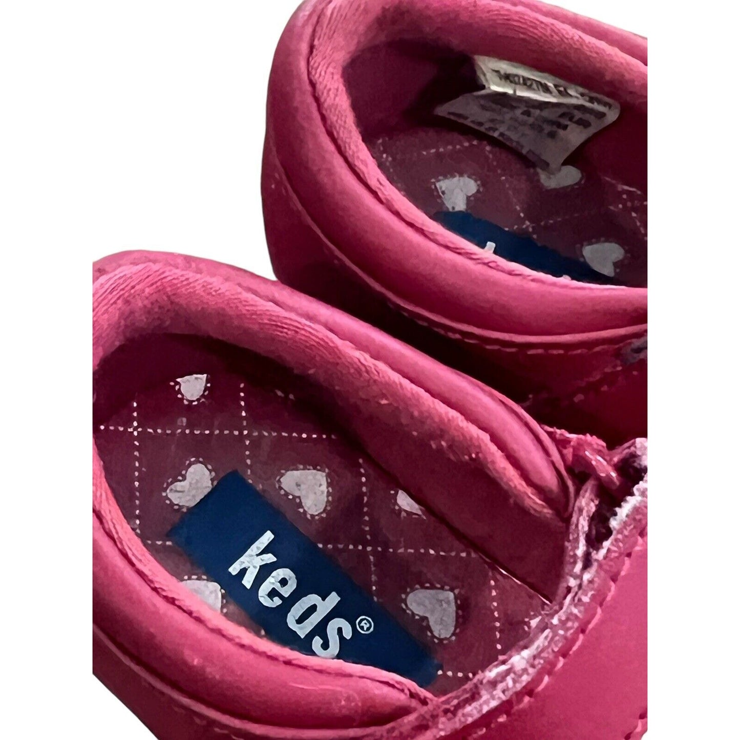 Size 4.5 Keds ELLA Red Leather Round Toe Mary Jane Shoes Toddler Holiday