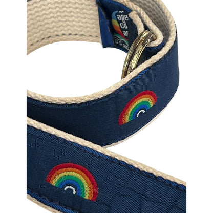 90’s Cape Cod Canvas Rainbow Belt Youth Fits Up To 26” Preppy Y2K Vintage Mass