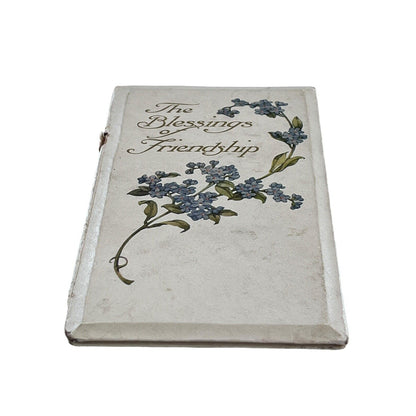 The Blessings of Friendship Vintage Poem Book USA Cottage Granny Friends