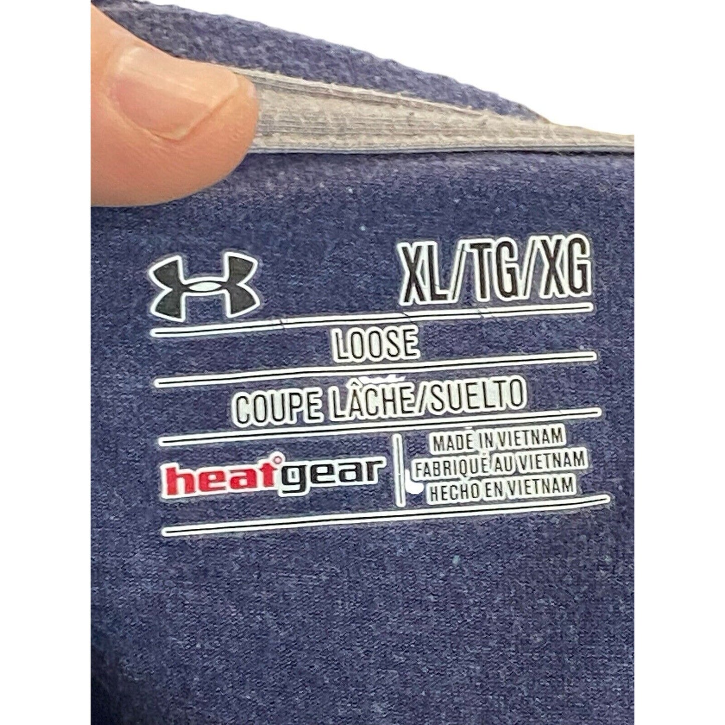 Size XL Men’s Under Armour Heat Gear Solid Shirt Crew Neck Athletic Shirt