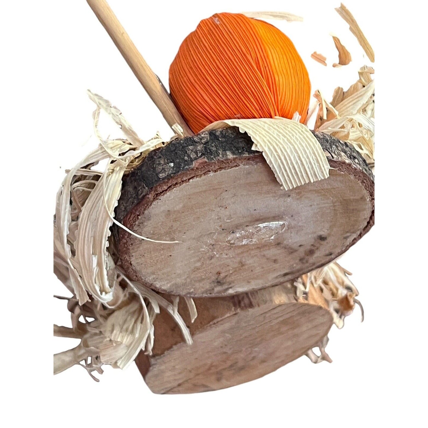 Scarecrow Table Top Decor Pumpkin Fall Thanksgiving Halloween Figures Set Of Two