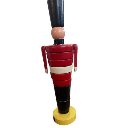 BRIO SOLDIER BOY Wooden Stacking Toy Sweden ORIGINAL Stickers Painted