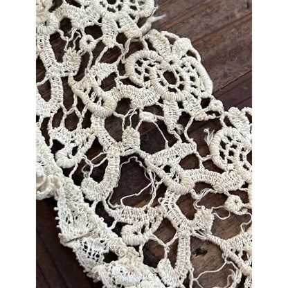 Antique Vintage Lace Collars And ScrapsVictorian Ivory Edwardian Sewing