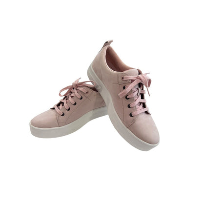 Size 9 TIMBERLAND Women’s MAYLISSA A1I6V Pink Suede Sneaker Lace Up Preppy