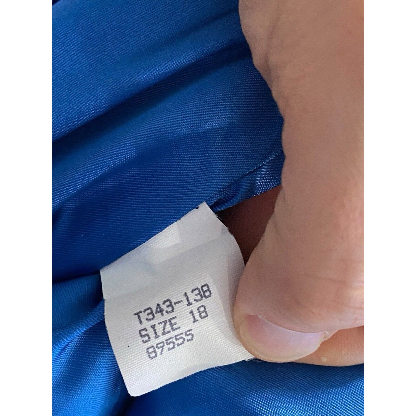 Size 18 PENDLETON Virgin Wool Bright Blue Blazer Jacket Women’s Vintage