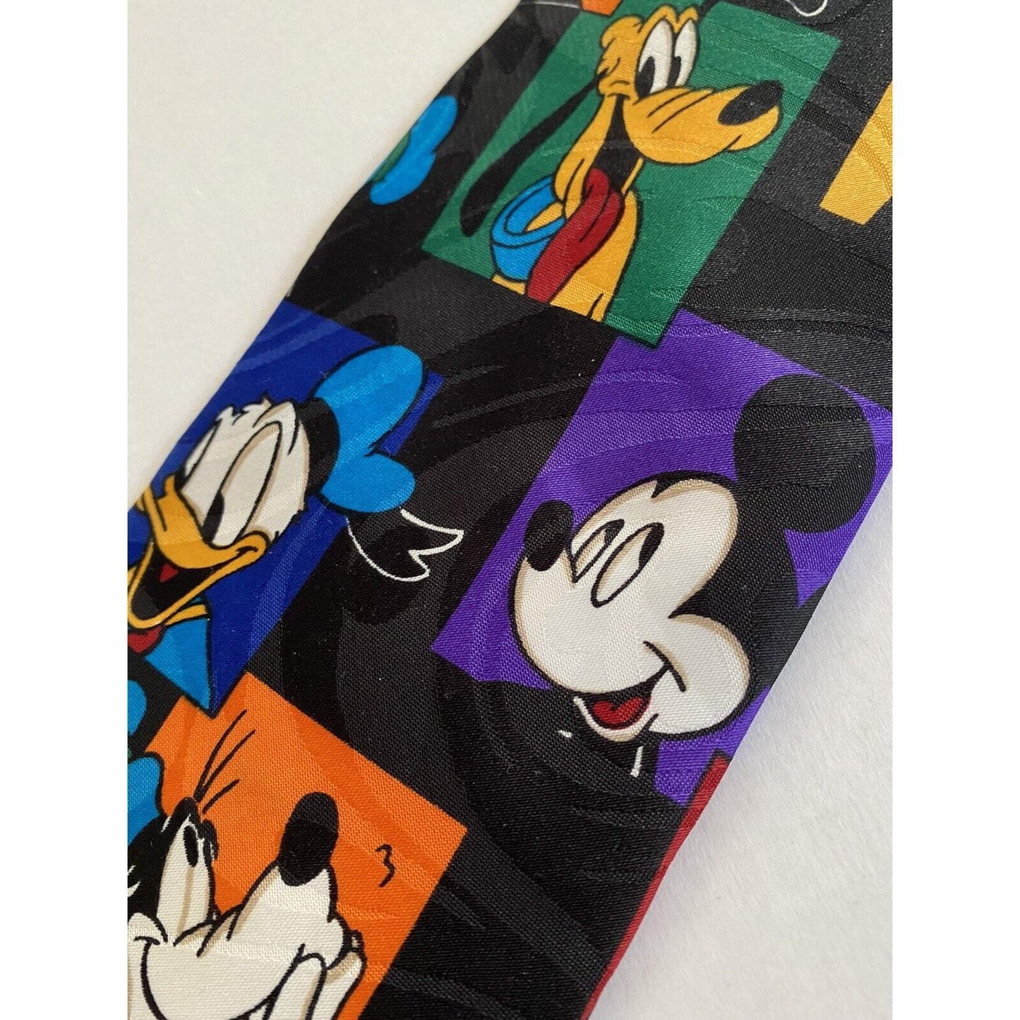 Mickey Unlimited By Balancine Inc 56x3.75 USA Necktie Pluto Mickey Daffy Donald