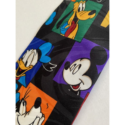 Mickey Unlimited By Balancine Inc 56x3.75 USA Necktie Pluto Mickey Daffy Donald