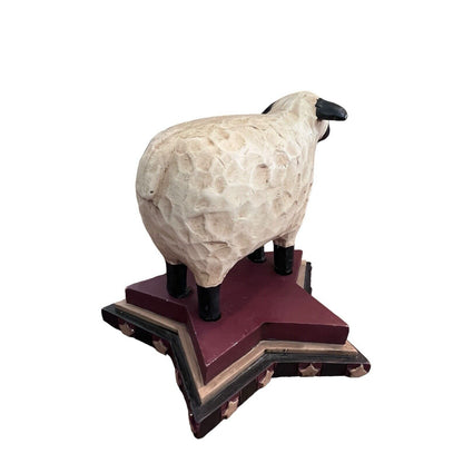 Harvest Scents & Traders Sheep With Stars Rustic Fourth Of July Decor Farmhouse