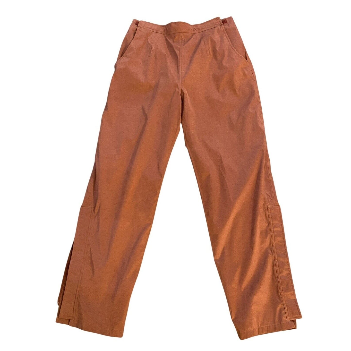 VINTAGE Sunice Ski Suit Large Rust Orange Snow Ski 2 Piece Suit Let Lightweight