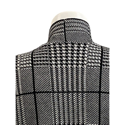 Size Petite Large Ella Emma Herringbone Cardigan Open Cardi Equestrian Classic