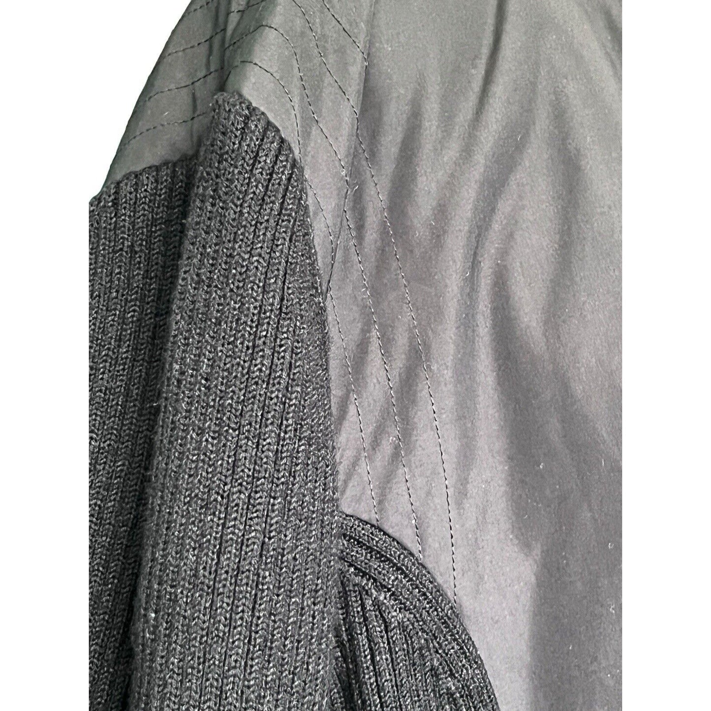 Woman’s Sigrid Olsen Black Sweater Coat Size 2X Plus Size Soft Curvy