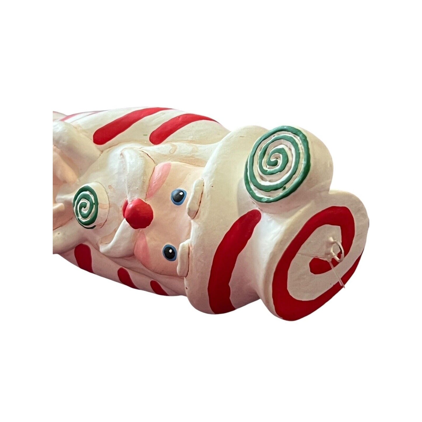 Santa Claus Whimsical Painted Christmas Ornament Holiday Handpainted Resin