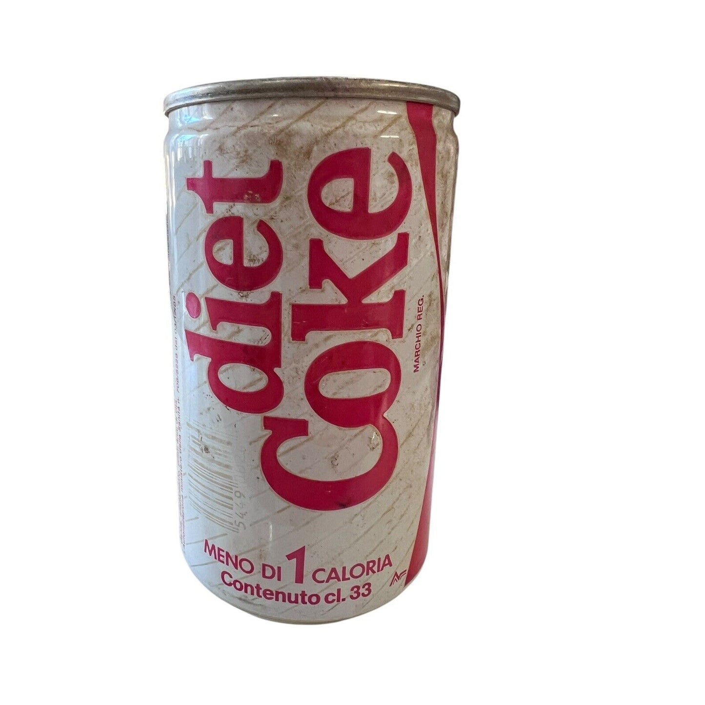 Vintage Diet Coke Coca Cola Soda Can Italy 1987 Italian