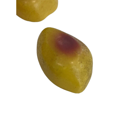 Vintage Fruit Fridge Refrigerator Magnets Plastic set of 5 1960s Watermelon Pear