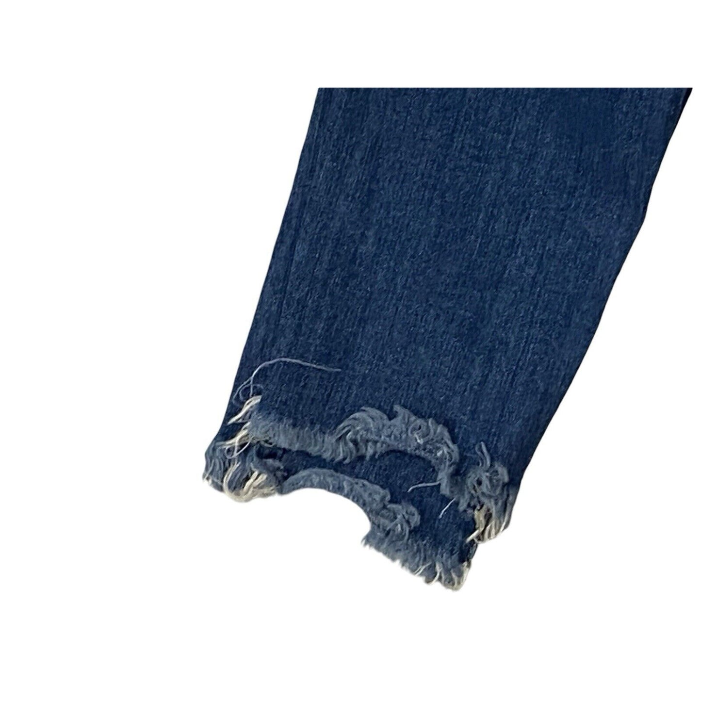 Size 27 Current Elliott Women Jeans Skinny Medium Wash Distressed Hem Raw