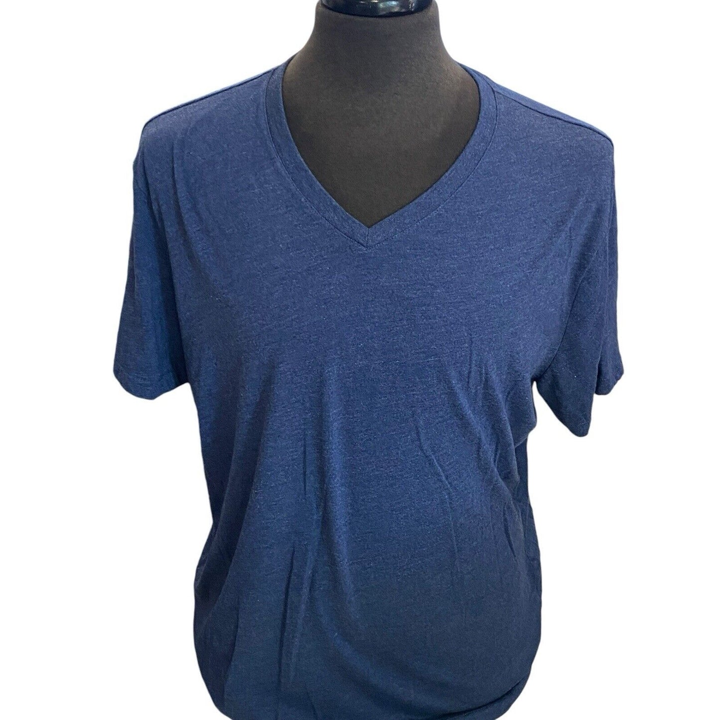 Size XL Men’s Banana Republic Dark Blue Solid Shirt V Neck T-Shirt