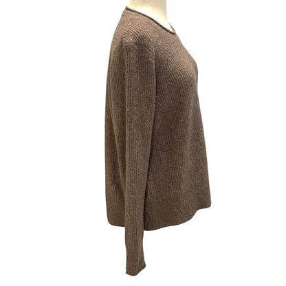 Kuhl Faye Brown Knit Merino Wool Blend Mock Neck Sweater Women's Size M