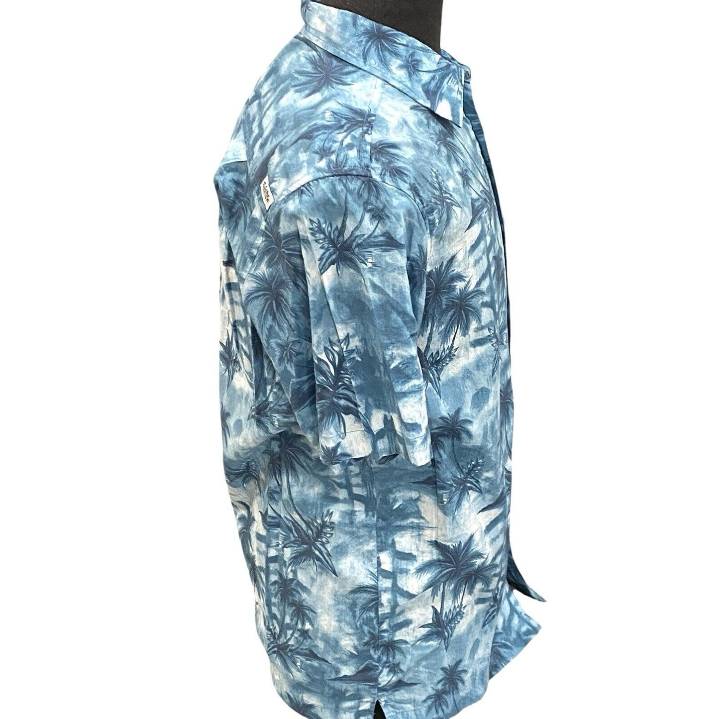 SALT LIFE Live Salty Short Sleeve Hawaiian Shirt Fishing Outdoor Boating Size Sm