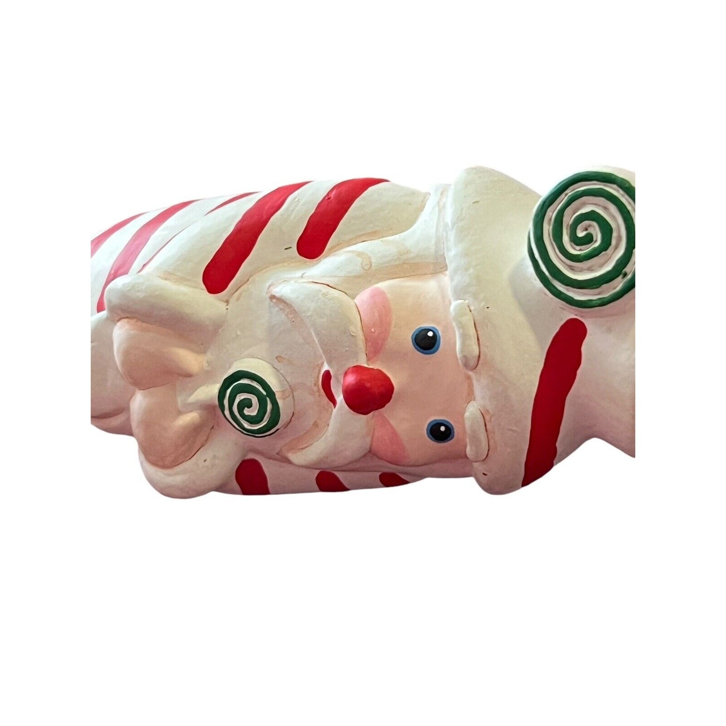 Santa Claus Whimsical Painted Christmas Ornament Holiday Handpainted Resin