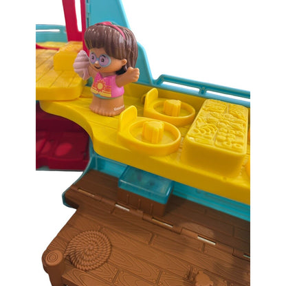 Fisher Price Little People Friendship Cruise Ship W/ Lights & Sound Tested Works