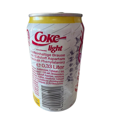 Vintage Coke Light Diet Coca Cola Soda Can German