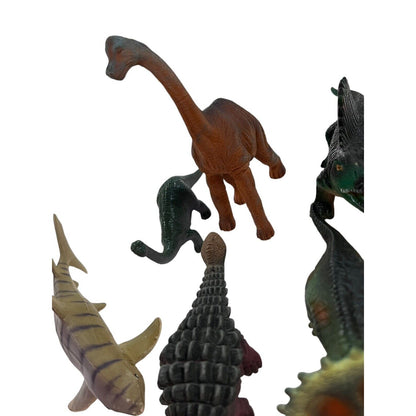 Lot of Miscellaneous Toy Dinosaur Figures medium small rubber plastic