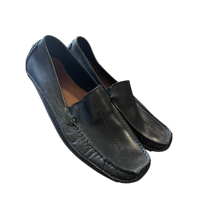 Clarks England Men's Sz 11M Shoes Black Leather Comfort Casual Moccasin Loafers