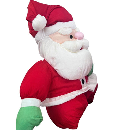 Santa Mrs Claus Christmas Nylon Plush Lot Parachute Soft Stuffed Toys JS Interna