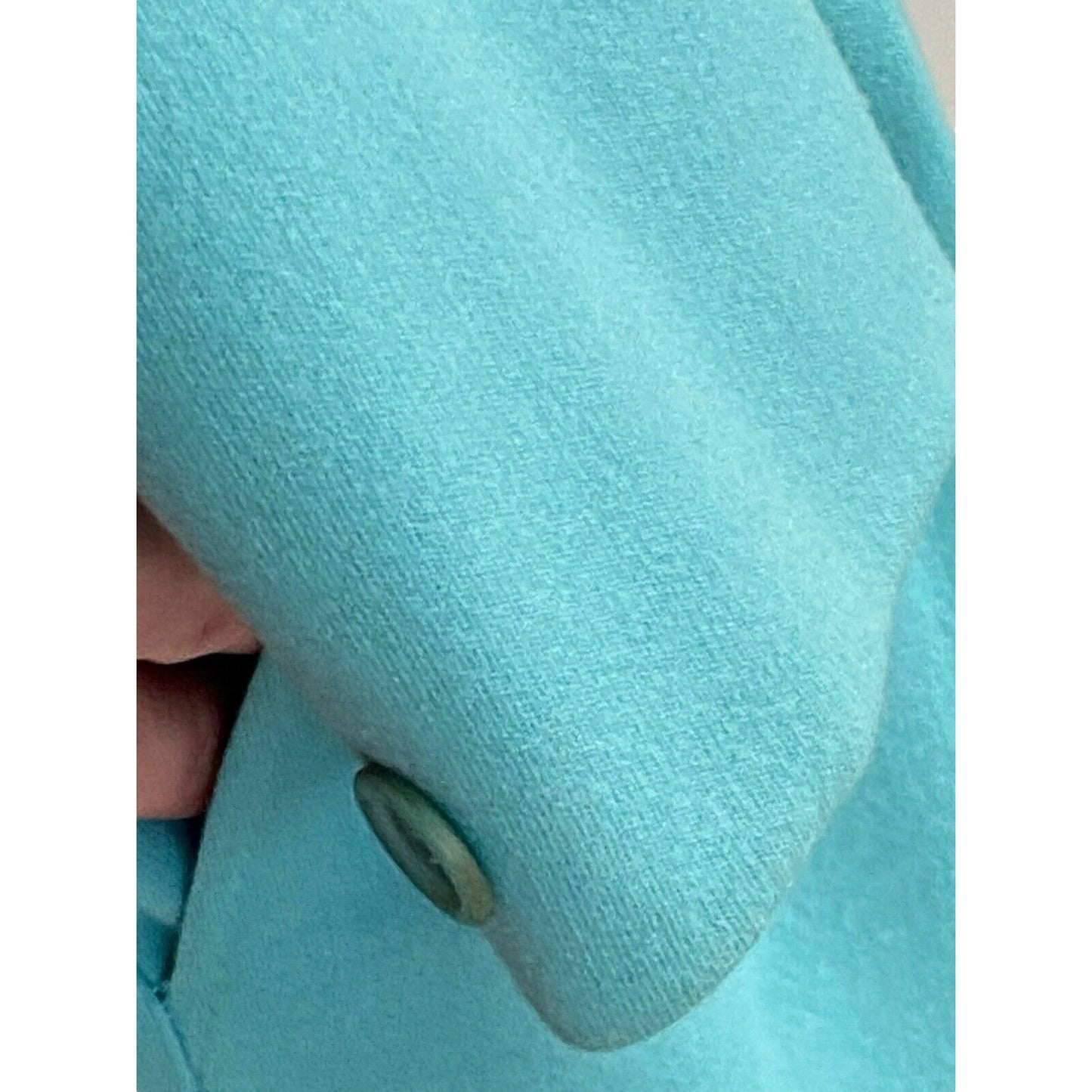 Bleyle Virgin Felted Wool Suit Set Blazer Turquoise Classic Size 18 Skirt 14 Top