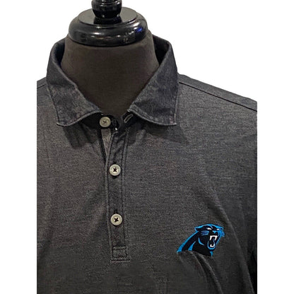 Size Large Tommy Bahama Football Polo Shirt Carolina Panthers