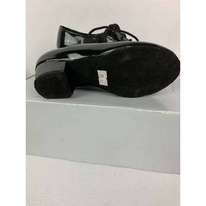 13 Alma Danza Youth Boys Girls Latin A230602B Dance Shoe Black Patent Leather