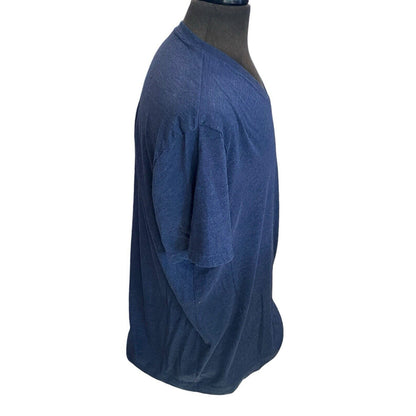 Size XL Men’s Banana Republic Dark Blue Solid Shirt V Neck T-Shirt