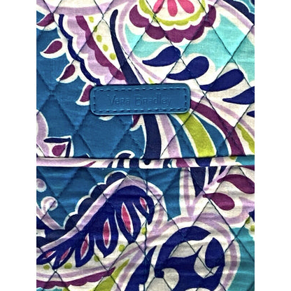 Vera Bradley Lighten Up Messenger Bag Waikiki Blue Paisley Crossbody