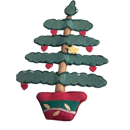 Christmas Tree Scandinavian style Tree Shaped Ornament 5.5”