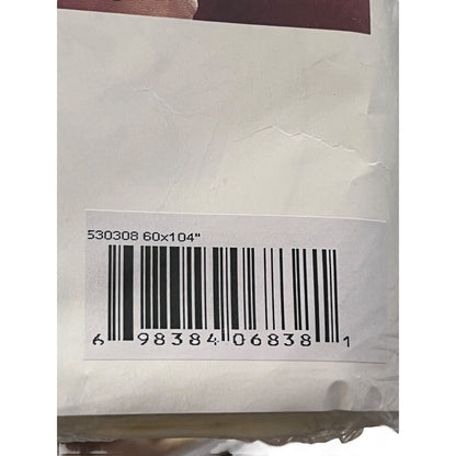 Herrschners® Country Christmas Tablecloth Topper Stamped Embroidery Kit Tree New