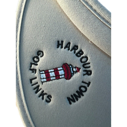 Harbour Town Golf Links Women's Visor Ahead Tan Embroidered Hilton Head Island