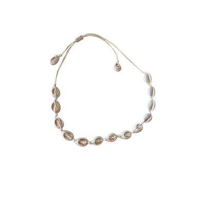 Molokai Puka Shell Necklace Corded Seashell Necklace Hawaiian Beach Free People