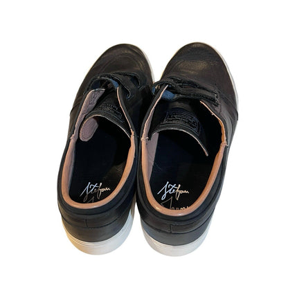 9.5 Rare Nike SB Zoom Janoski AC dunk 705405-002 Triple Black Leather Shoes Skat